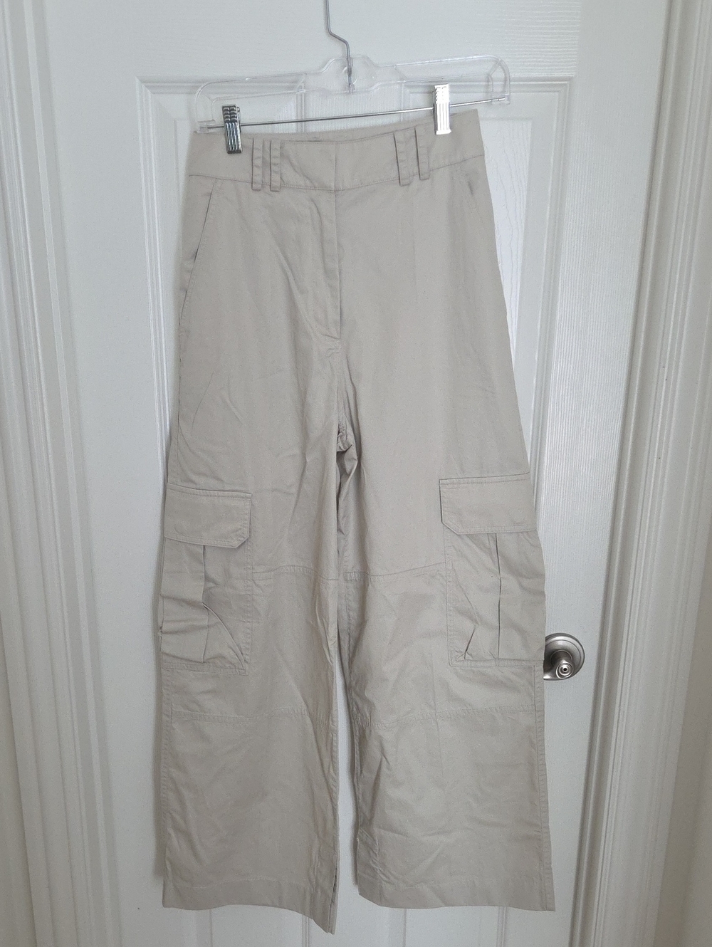 & Other Stories Beige Stockholm Atelier Cargo Trousers. Eur 34 (XS). Like New.